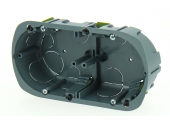 Boîte d'encastrement Stop Air Double pour Cloison Sèche -  67 x 40 mm - Entraxe 71 mm - Ref 718385 - DEBFLEX