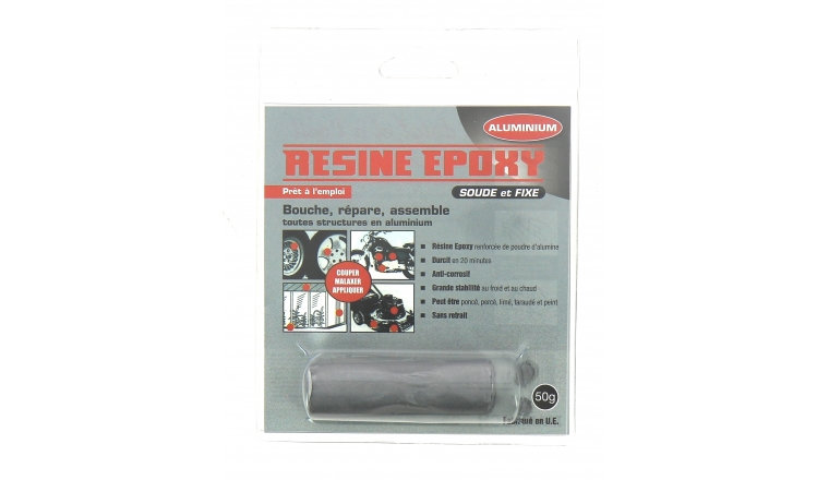 Résine Epoxy 40 gr Aluminium Réparation Rapide Pressol